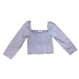 Simons Twik Square Neck Top | Lilac | Size S | NWT